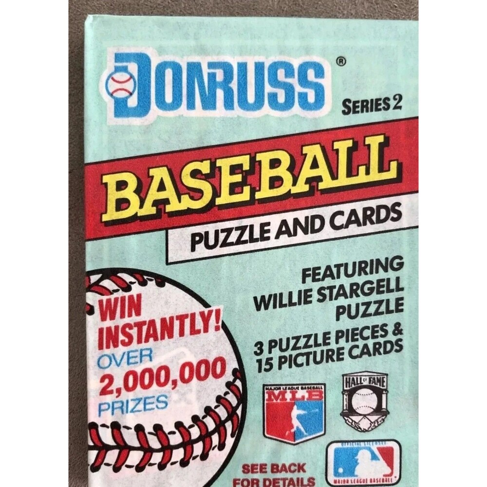 1991 Donruss Series 2 Baseball Sealed Pack 15 cards Griffey, Ryan, error cards?